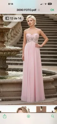 Vestido de gala Andrea blanco