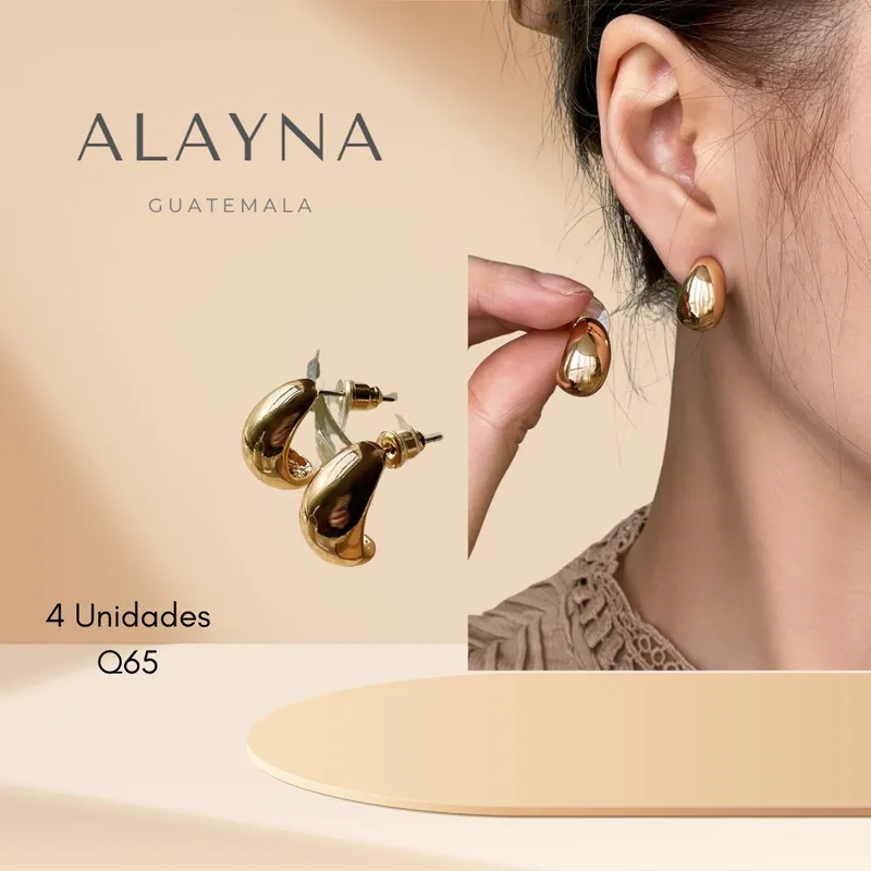 Arete de gota negra
