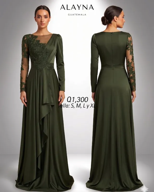 Vestido Olivo Imperial