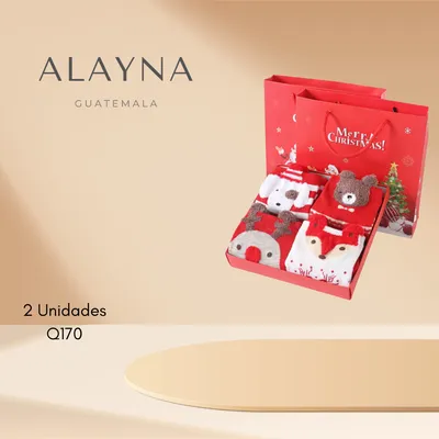 Paquete de calcetas navideñas