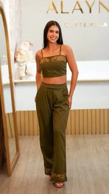 Conjunto de pantalon alex verde