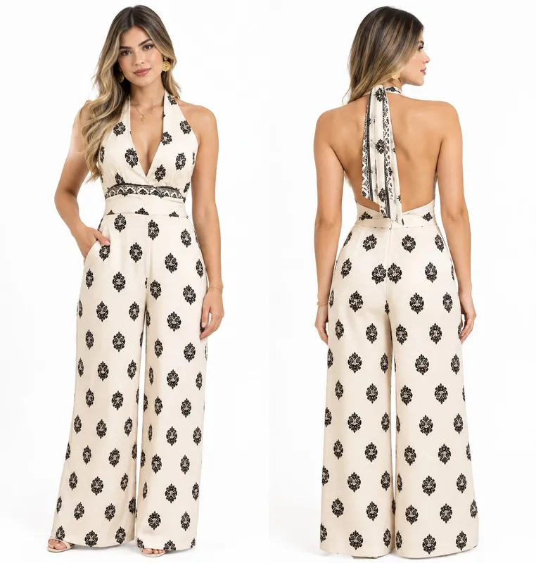 Enterizo mili beige
