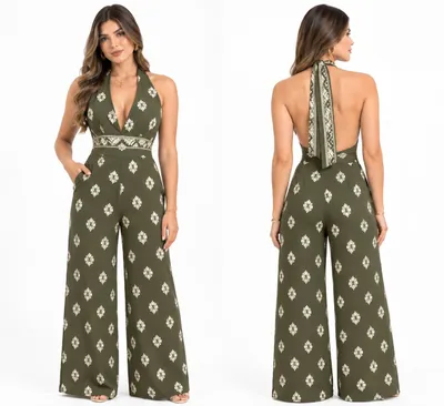 Enterizo mili verde